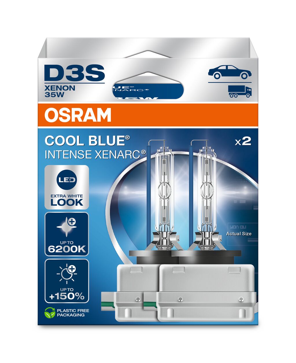 OSRAM 66340CBN-2HB XENARC® COOL BLUE® INTENSE (Next Gen) Glühlampe, Fernscheinwerfer
